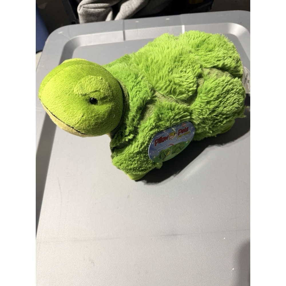 NWT Pee Wees Pillow Pets Turtle 12.5" × 11"